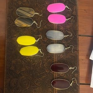 Multi Colored Earring Set